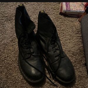 Dr. Martens soft leather combat boots